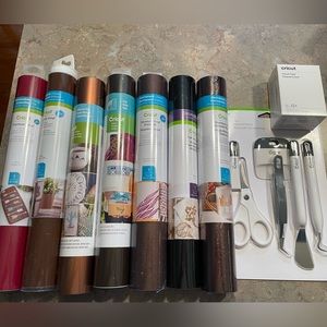 Cricut Vinyls and Tools